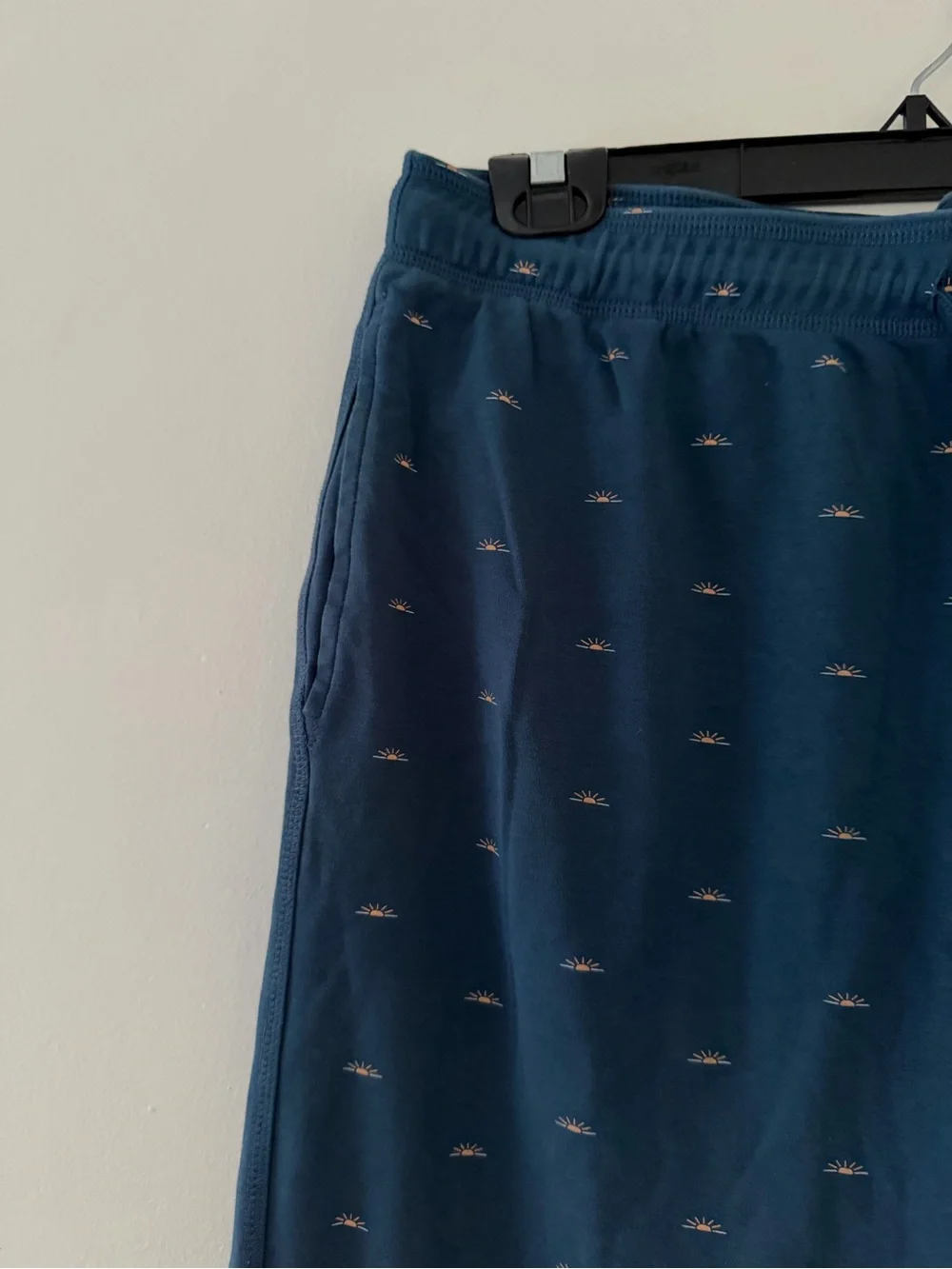 Faherty x Roller Rabbit Simon Blue Mini Wave Pajama Pants Mens Size XL Lounge